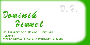 dominik himmel business card